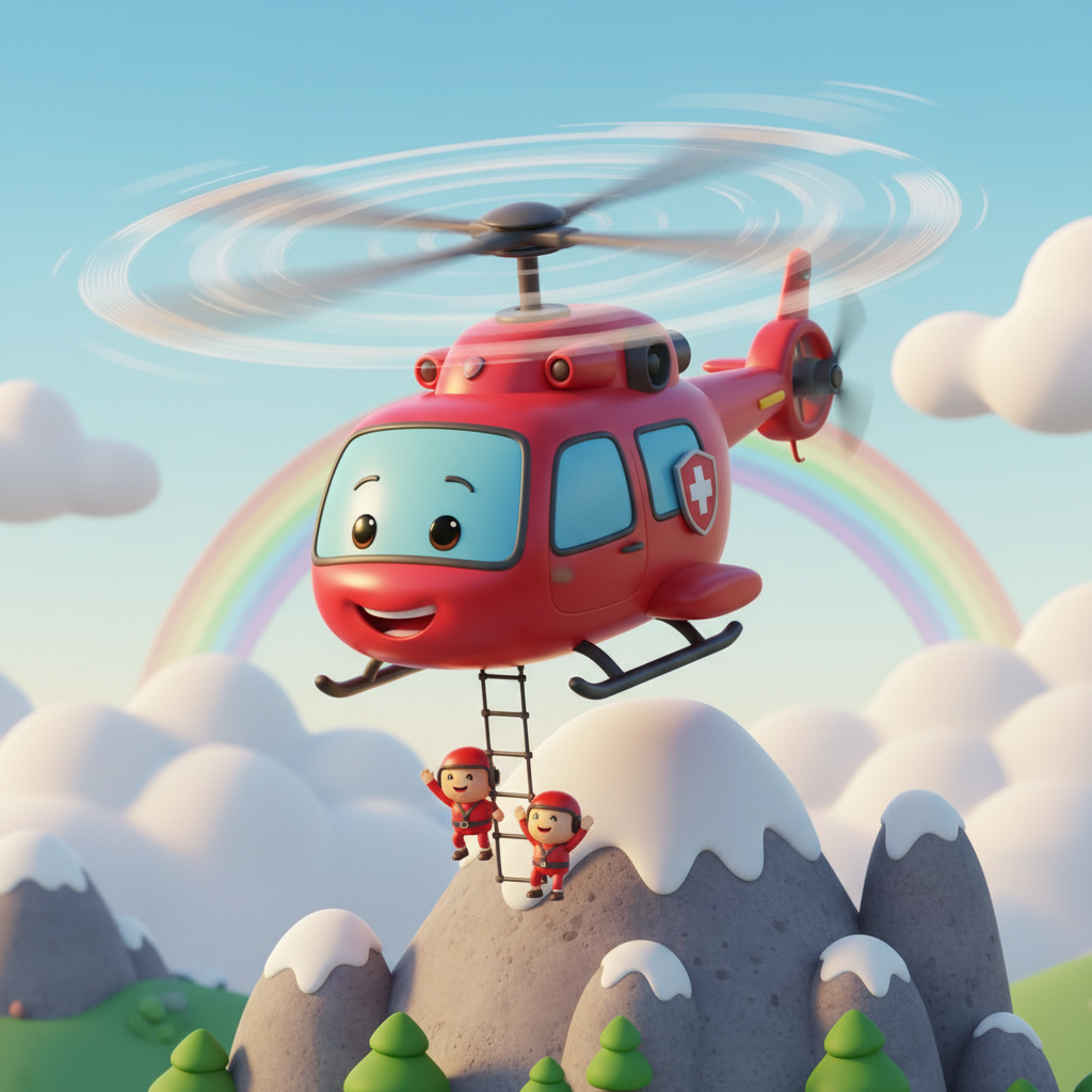 Helicopter Rescue Adventure — Bedtime Story for Kids