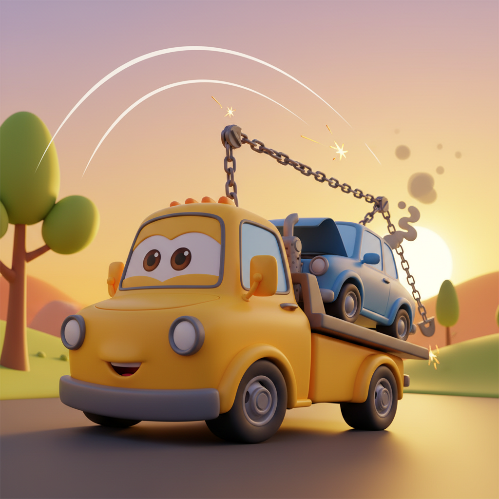 Tow Truck Adventure — Bedtime Story for Kids