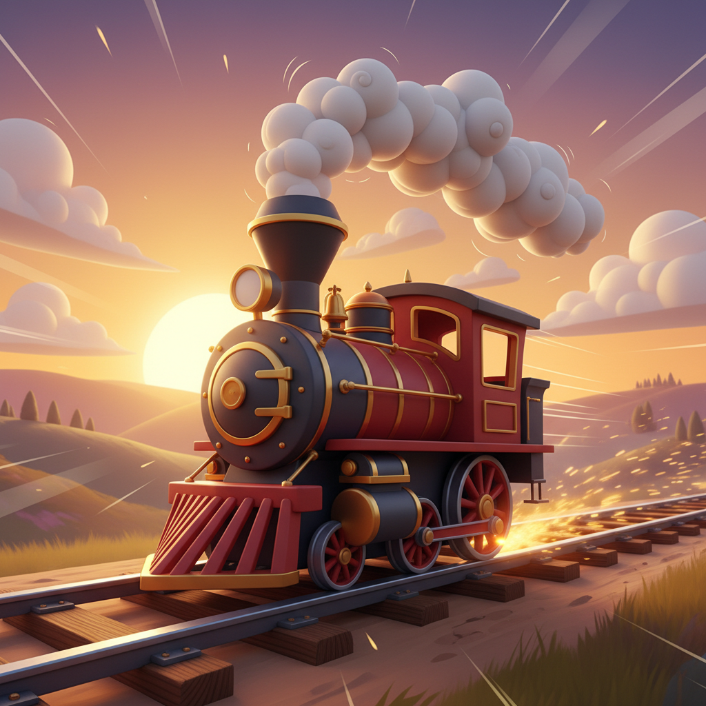Steam Locomotive Journey — Bedtime Story for Kids