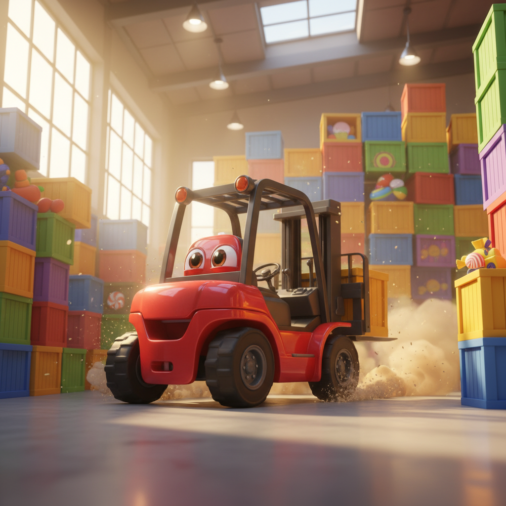 Forklift's Warehouse Adventure — Bedtime Story for Kids