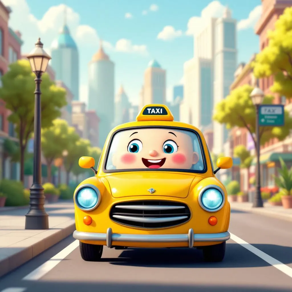 Yellow Taxi — Bedtime Story for Kids