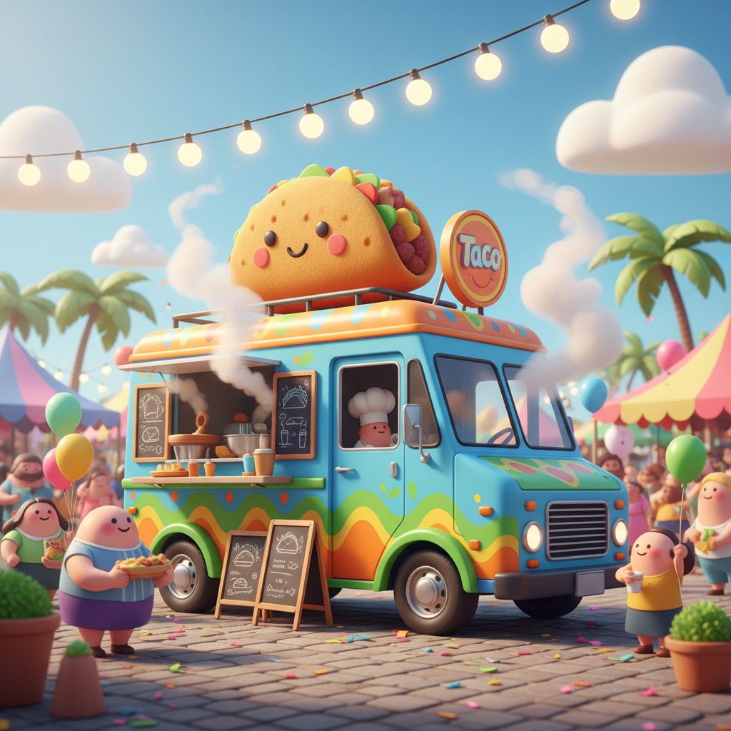 Food Truck Adventure — Bedtime Story for Kids
