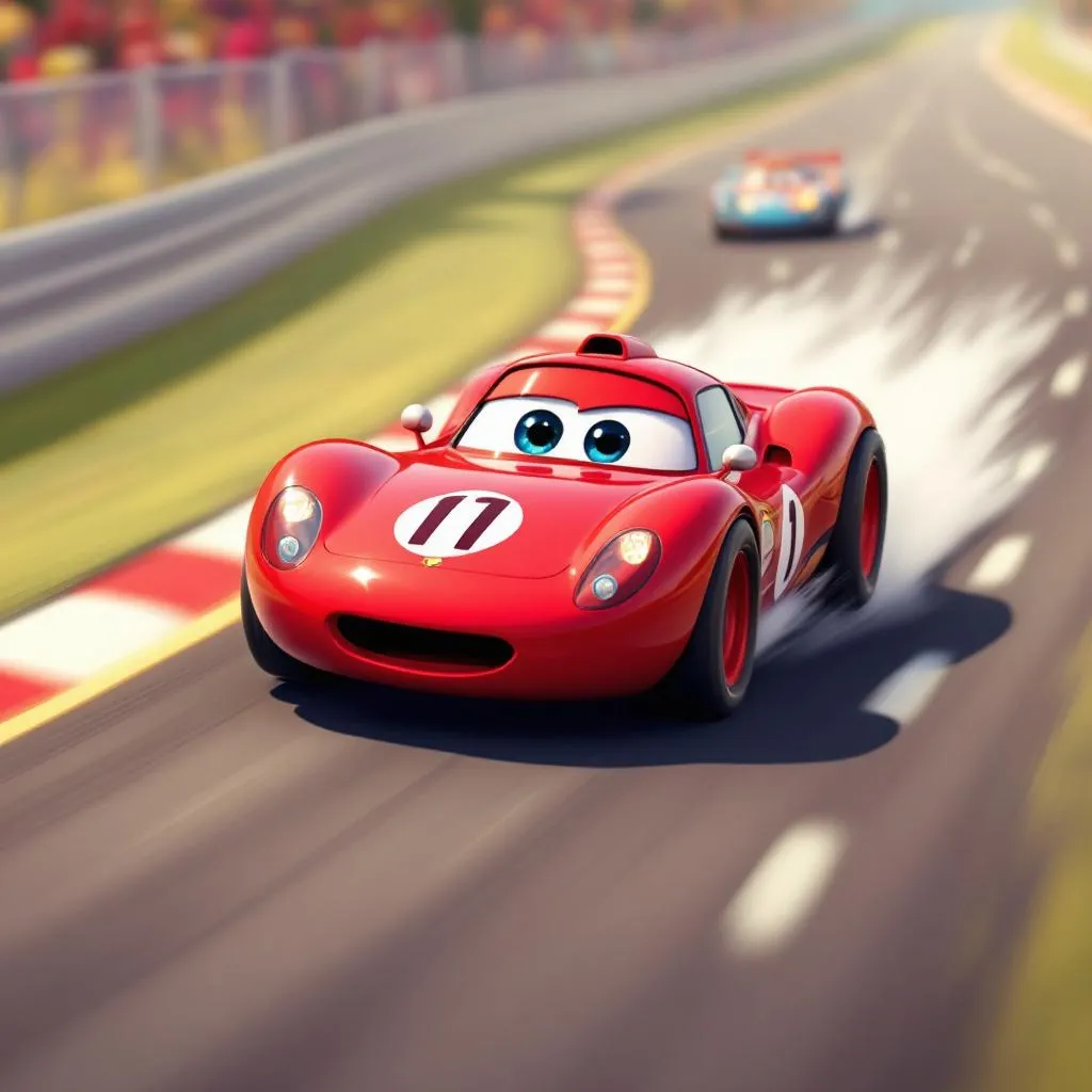 Red Race Car — Bedtime Story for Kids