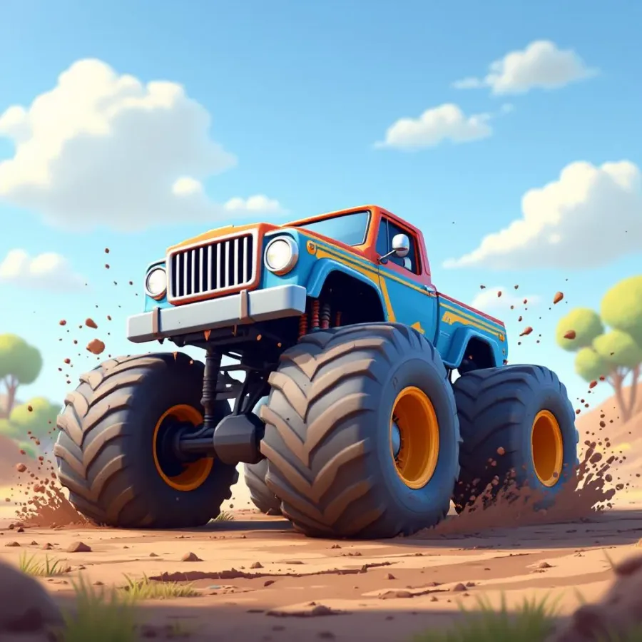 Monster Truck Mud — Bedtime Story for Kids