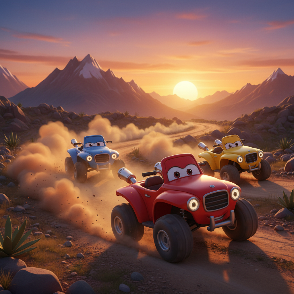 Adventurous ATVs Racing — Bedtime Story for Kids