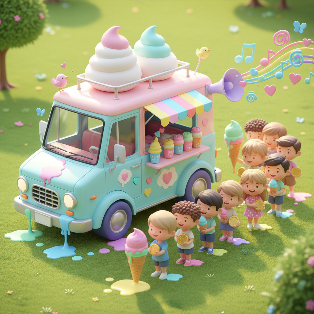 Ice Cream Truck Adventure — Bedtime Story for Kids