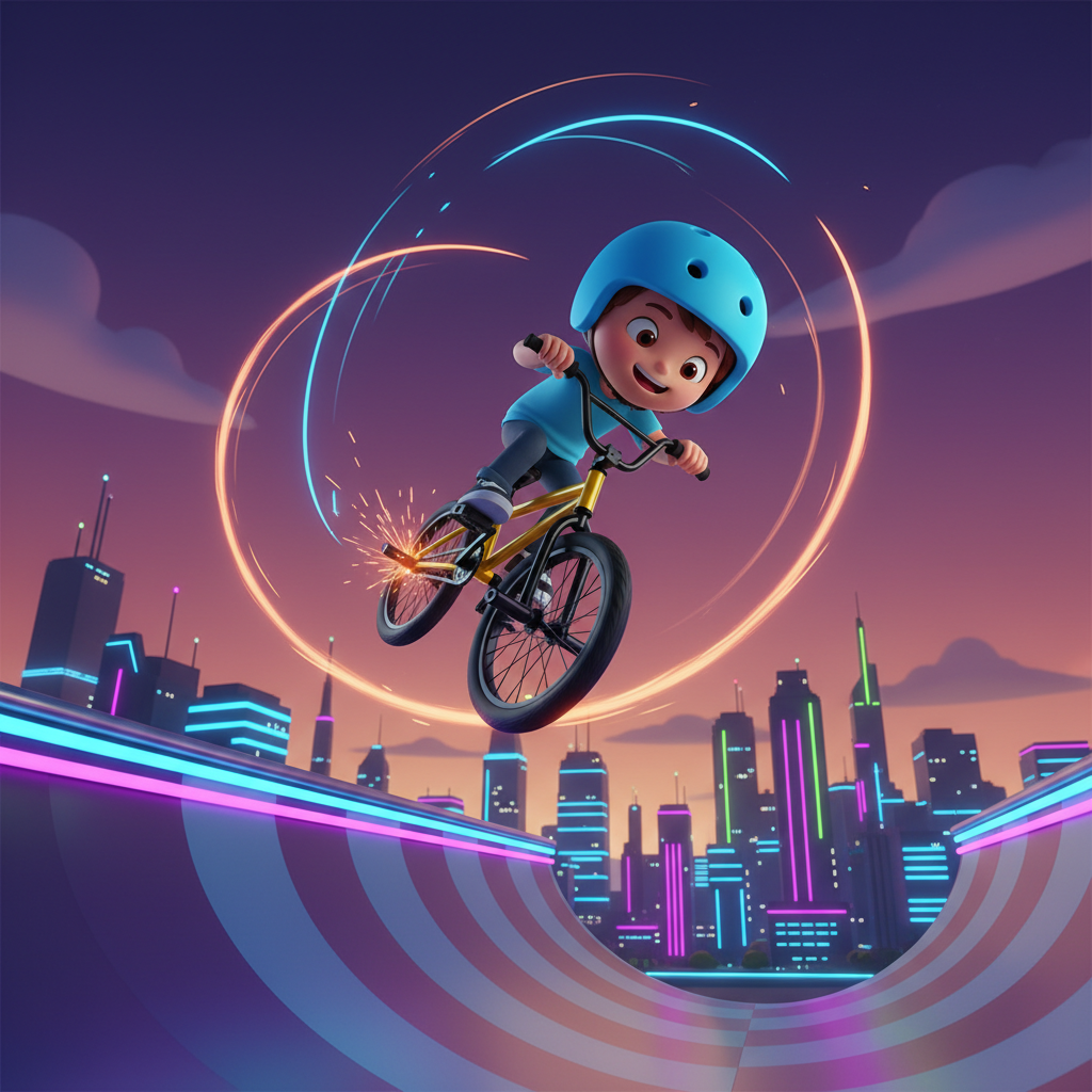 BMX Jump Adventure — Bedtime Story for Kids